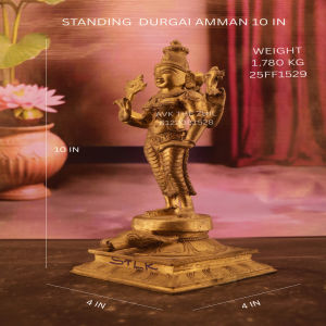 STANDING DURGAI AMMAN 10 INCH
